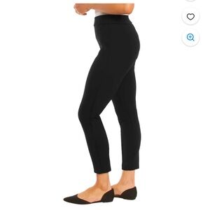 Roz & Ali Women's Black Slim Fit Pants/Leggings 7/8 Length